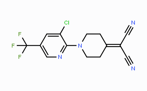 CAS No. 338761-84-5, 2-{1-[3-Chloro-5-(trifluoromethyl)-2-pyridinyl]-4-piperidinylidene}malononitrile