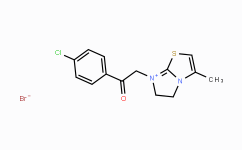 CAS No. 318469-52-2, 7-[2-(4-Chlorophenyl)-2-oxoethyl]-3-methyl-5,6-dihydroimidazo[2,1-b][1,3]thiazol-7-ium bromide