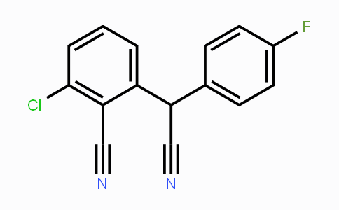 CAS No. 127667-12-3, 2-Chloro-6-[cyano(4-fluorophenyl)methyl]benzenecarbonitrile