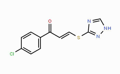 CAS No. 1164476-44-1, 1-(4-Chlorophenyl)-3-(1H-1,2,4-triazol-3-ylsulfanyl)-2-propen-1-one