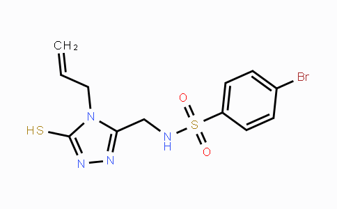 CAS No. 338954-09-9, N-[(4-Allyl-5-sulfanyl-4H-1,2,4-triazol-3-yl)methyl]-4-bromobenzenesulfonamide
