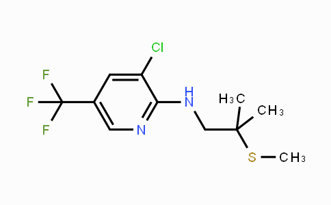 CAS No. 338954-37-3, 3-Chloro-N-[2-methyl-2-(methylsulfanyl)propyl]-5-(trifluoromethyl)-2-pyridinamine