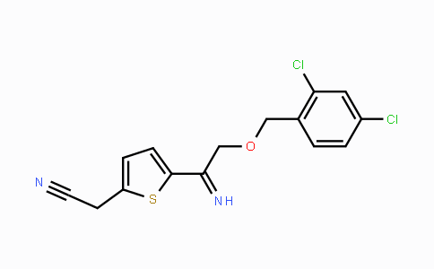CAS No. 338954-47-5, 2-(5-{[(2,4-Dichlorobenzyl)oxy]ethanimidoyl}-2-thienyl)acetonitrile