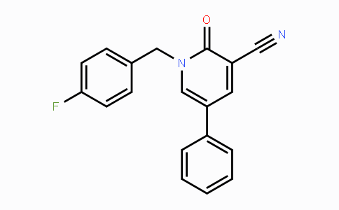 CAS No. 338954-59-9, 1-(4-Fluorobenzyl)-2-oxo-5-phenyl-1,2-dihydro-3-pyridinecarbonitrile
