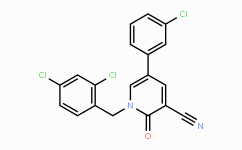 CAS No. 338954-88-4, 5-(3-Chlorophenyl)-1-(2,4-dichlorobenzyl)-2-oxo-1,2-dihydro-3-pyridinecarbonitrile