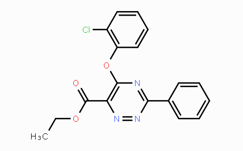 DY118683 | 338957-42-9 | Ethyl 5-(2-chlorophenoxy)-3-phenyl-1,2,4-triazine-6-carboxylate