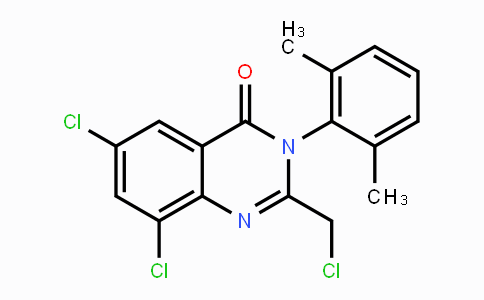CAS No. 338957-44-1, 6,8-Dichloro-2-(chloromethyl)-3-(2,6-dimethylphenyl)-4(3H)-quinazolinone