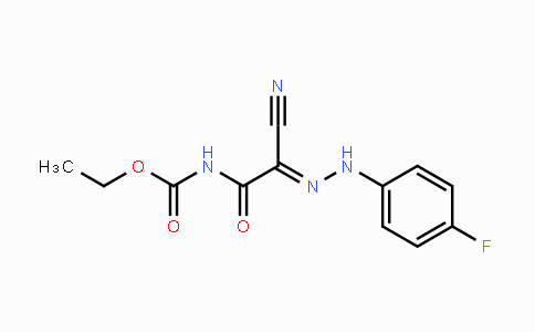 CAS No. 52262-78-9, Ethyl N-{2-cyano-2-[2-(4-fluorophenyl)hydrazono]acetyl}carbamate