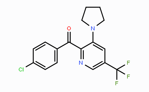 CAS No. 338959-79-8, (4-Chlorophenyl)[3-(1-pyrrolidinyl)-5-(trifluoromethyl)-2-pyridinyl]methanone