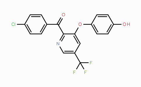 CAS No. 338959-85-6, (4-Chlorophenyl)[3-(4-hydroxyphenoxy)-5-(trifluoromethyl)-2-pyridinyl]methanone