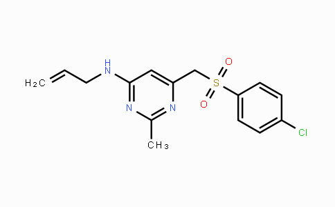 CAS No. 338960-56-8, N-Allyl-6-{[(4-chlorophenyl)sulfonyl]methyl}-2-methyl-4-pyrimidinamine