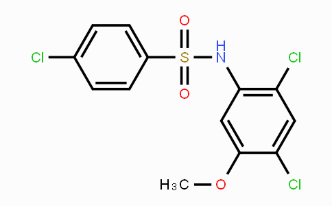 CAS No. 338961-06-1, 4-Chloro-N-(2,4-dichloro-5-methoxyphenyl)benzenesulfonamide