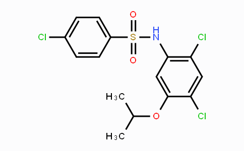 CAS No. 338961-70-9, 4-Chloro-N-(2,4-dichloro-5-isopropoxyphenyl)benzenesulfonamide