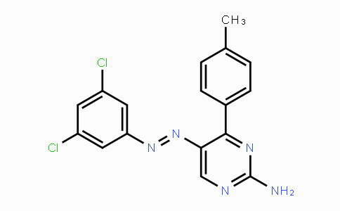 CAS No. 338962-05-3, 5-[2-(3,5-Dichlorophenyl)diazenyl]-4-(4-methylphenyl)-2-pyrimidinamine
