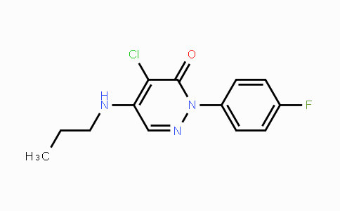 CAS No. 478049-14-8, 4-Chloro-2-(4-fluorophenyl)-5-(propylamino)-3(2H)-pyridazinone