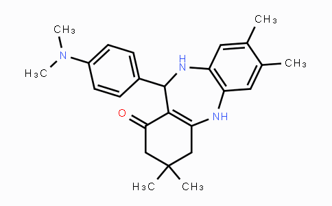 CAS No. 338962-61-1, 11-[4-(Dimethylamino)phenyl]-3,3,7,8-tetramethyl-2,3,4,5,10,11-hexahydro-1H-dibenzo[b,e][1,4]diazepin-1-one