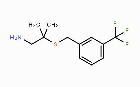 CAS No. 338962-67-7, 2-Methyl-2-{[3-(trifluoromethyl)benzyl]sulfanyl}-1-propanamine
