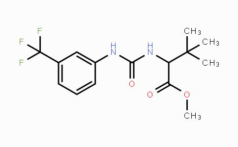 CAS No. 1214791-93-1, Methyl 3,3-dimethyl-2-({[3-(trifluoromethyl)anilino]carbonyl}amino)butanoate