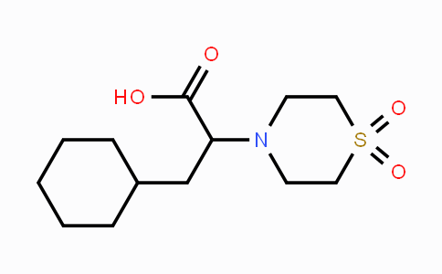CAS No. 338962-95-1, 3-Cyclohexyl-2-(1,1-dioxo-1lambda~6~,4-thiazinan-4-yl)propanoic acid