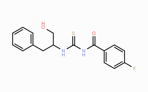 CAS No. 338963-02-3, N-(1-Benzyl-2-hydroxyethyl)-N'-(4-fluorobenzoyl)thiourea