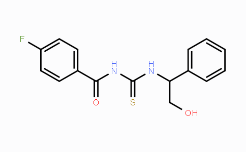 CAS No. 338963-07-8, N-(4-Fluorobenzoyl)-N'-(2-hydroxy-1-phenylethyl)thiourea