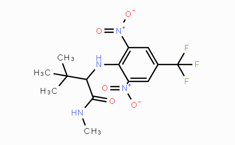 CAS No. 477768-37-9, 2-[2,6-Dinitro-4-(trifluoromethyl)anilino]-N,3,3-trimethylbutanamide