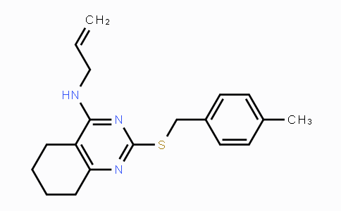 CAS No. 338776-75-3, N-Allyl-2-[(4-methylbenzyl)sulfanyl]-5,6,7,8-tetrahydro-4-quinazolinamine
