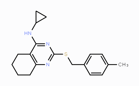 CAS No. 338776-83-3, N-Cyclopropyl-2-[(4-methylbenzyl)sulfanyl]-5,6,7,8-tetrahydro-4-quinazolinamine