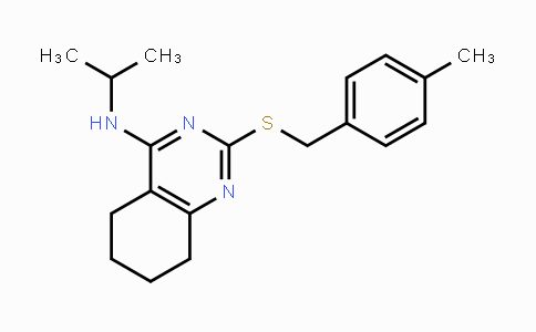CAS No. 338776-84-4, N-Isopropyl-2-[(4-methylbenzyl)sulfanyl]-5,6,7,8-tetrahydro-4-quinazolinamine