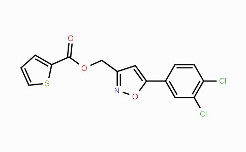 CAS No. 338777-06-3, [5-(3,4-Dichlorophenyl)-3-isoxazolyl]methyl 2-thiophenecarboxylate