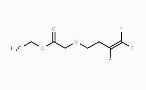 CAS No. 338777-16-5, Ethyl 2-[(3,4,4-trifluoro-3-butenyl)sulfanyl]acetate