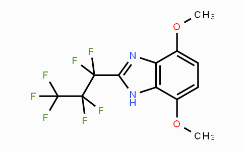 CAS No. 478050-26-9, 2-(1,1,2,2,3,3,3-Heptafluoropropyl)-4,7-dimethoxy-1H-1,3-benzimidazole