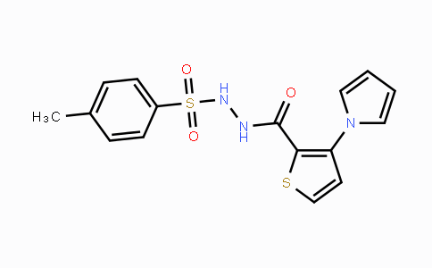 CAS No. 478050-40-7, 4-Methyl-N'-{[3-(1H-pyrrol-1-yl)-2-thienyl]carbonyl}benzenesulfonohydrazide