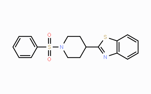 CAS No. 605628-10-2, 2-[1-(Phenylsulfonyl)-4-piperidinyl]-1,3-benzothiazole