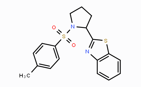 CAS No. 359802-85-0, 2-{1-[(4-Methylphenyl)sulfonyl]-2-pyrrolidinyl}-1,3-benzothiazole