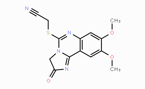 CAS No. 672949-31-4, 2-[(8,9-Dimethoxy-2-oxo-2,3-dihydroimidazo[1,2-c]quinazolin-5-yl)sulfanyl]acetonitrile