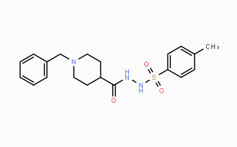 CAS No. 672949-66-5, N'-[(1-Benzyl-4-piperidinyl)carbonyl]-4-methylbenzenesulfonohydrazide