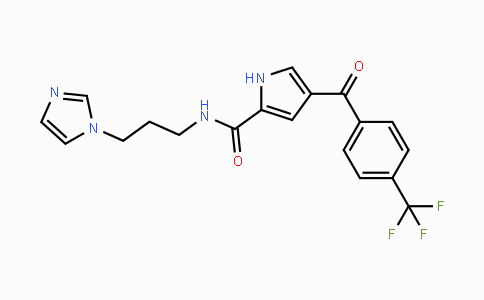 CAS No. 439109-68-9, N-[3-(1H-Imidazol-1-yl)propyl]-4-[4-(trifluoromethyl)benzoyl]-1H-pyrrole-2-carboxamide