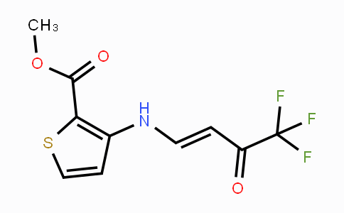 CAS No. 672949-73-4, Methyl 3-{[(E)-4,4,4-trifluoro-3-oxo-1-butenyl]amino}-2-thiophenecarboxylate