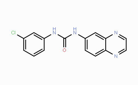 CAS No. 672949-79-0, N-(3-Chlorophenyl)-N'-(6-quinoxalinyl)urea
