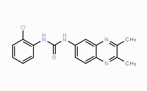 CAS No. 672949-98-3, N-(2-Chlorophenyl)-N'-(2,3-dimethyl-6-quinoxalinyl)urea