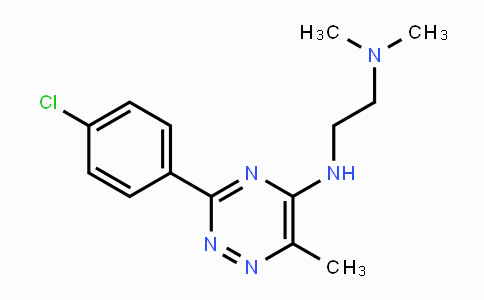 CAS No. 866039-25-0, N~1~-[3-(4-chlorophenyl)-6-methyl-1,2,4-triazin-5-yl]-N~2~,N~2~-dimethyl-1,2-ethanediamine