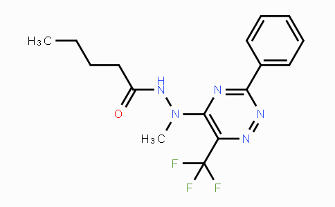 CAS No. 672951-07-4, N'-Methyl-N'-[3-phenyl-6-(trifluoromethyl)-1,2,4-triazin-5-yl]pentanohydrazide