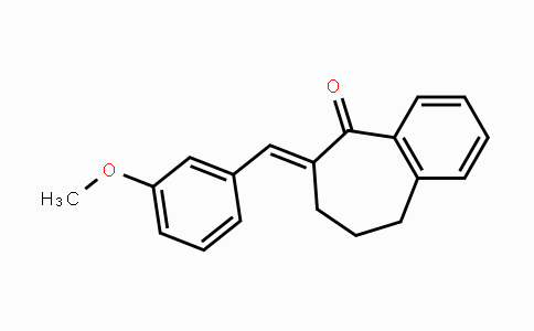 CAS No. 112547-47-4, 6-[(E)-(3-Methoxyphenyl)methylidene]-6,7,8,9-tetrahydro-5H-benzo[a]cyclohepten-5-one
