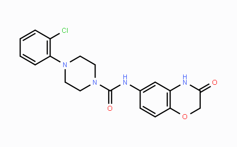 CAS No. 685107-77-1, 4-(2-Chlorophenyl)-N-(3-oxo-3,4-dihydro-2H-1,4-benzoxazin-6-yl)tetrahydro-1(2H)-pyrazinecarboxamide