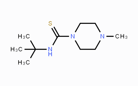 CAS No. 692287-99-3, N-(tert-Butyl)-4-methyltetrahydro-1(2H)-pyrazinecarbothioamide