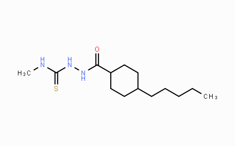 CAS No. 866039-75-0, N-Methyl-2-[(4-pentylcyclohexyl)carbonyl]-1-hydrazinecarbothioamide