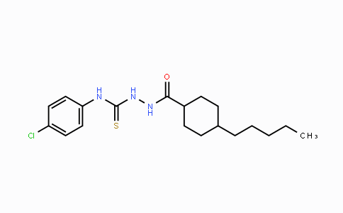 CAS No. 866039-99-8, N-(4-Chlorophenyl)-2-[(4-pentylcyclohexyl)carbonyl]-1-hydrazinecarbothioamide