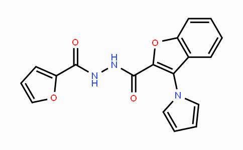 CAS No. 866040-19-9, N'-(2-Furylcarbonyl)-3-(1H-pyrrol-1-yl)-1-benzofuran-2-carbohydrazide