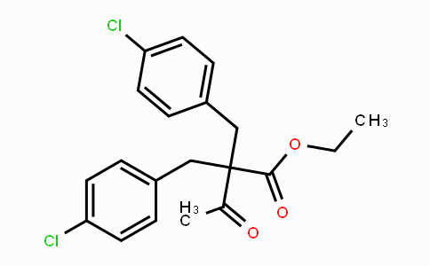 CAS No. 866040-55-3, Ethyl 2,2-bis(4-chlorobenzyl)-3-oxobutanoate